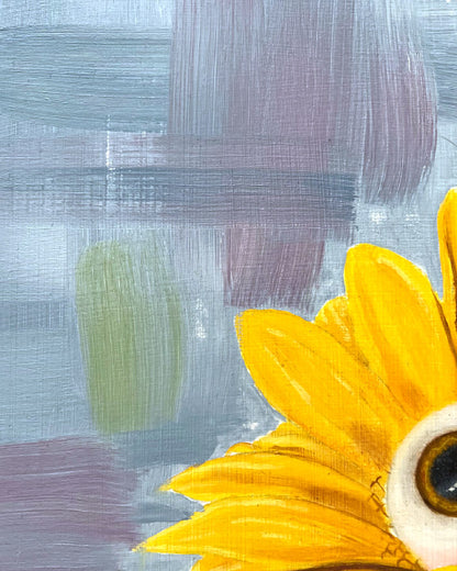 Blooming Sunflower Eye