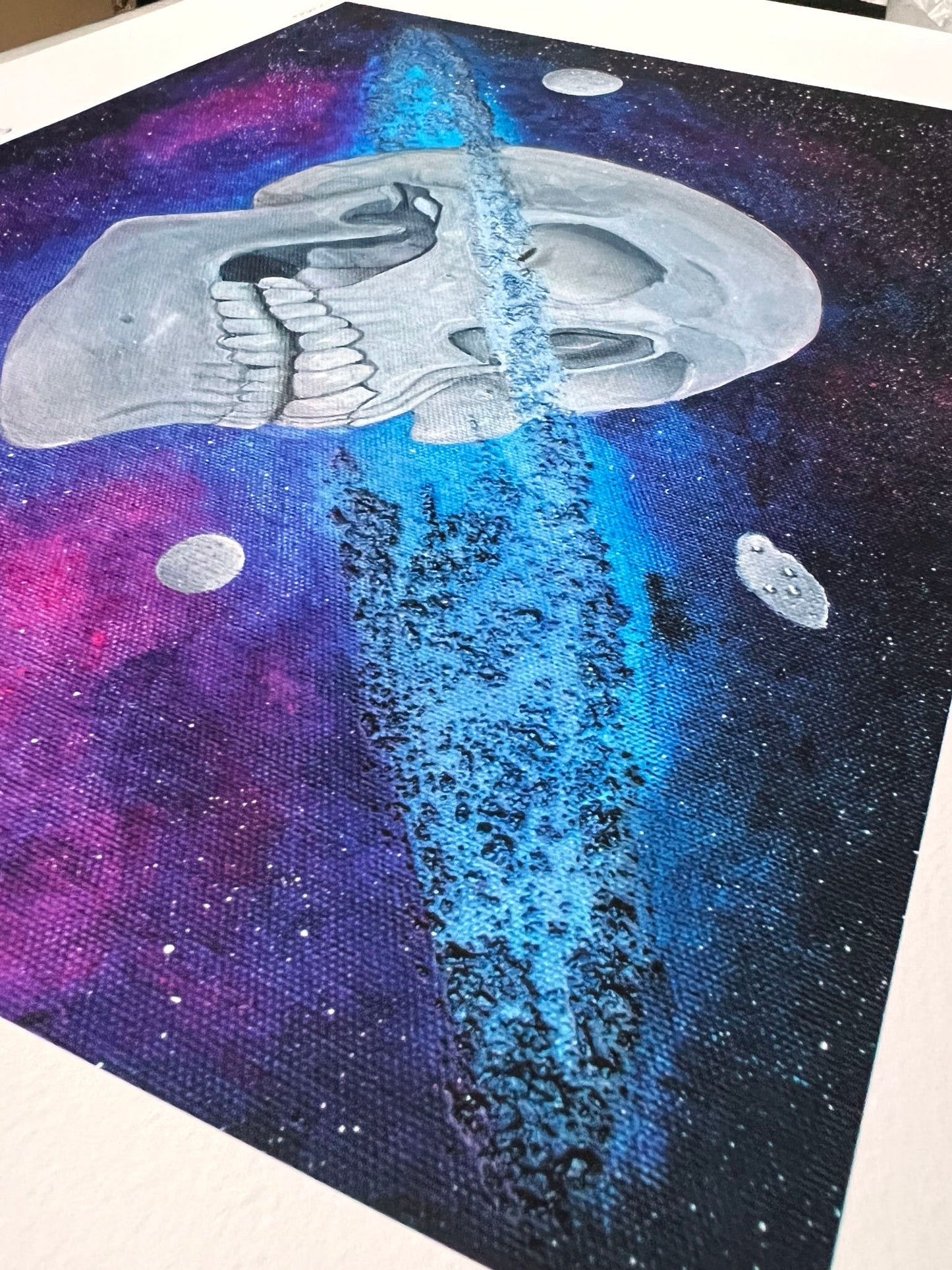 LIMITED EDITION Space Skull Series - Wanderer Giclee Print