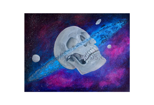 LIMITED EDITION Space Skull Series - Wanderer Giclee Print