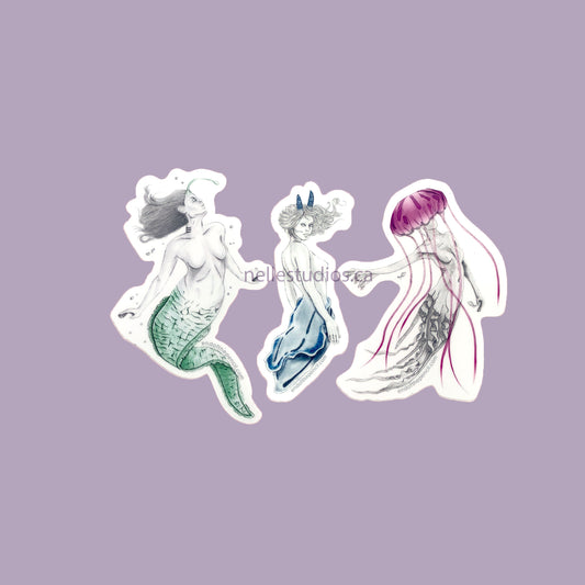 Sea Lady Stickers